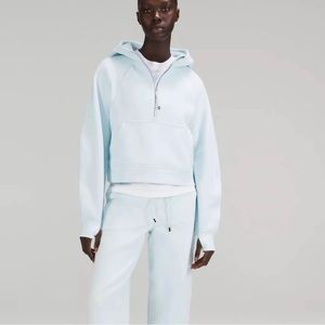 Lululemon oversized scuba hoodie powder blue XS/S